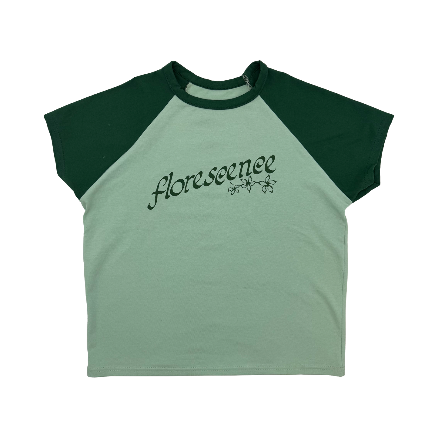 Florescence Raglan T-shirt Green