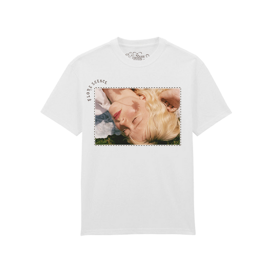 Florescence Album Photo T-shirt White
