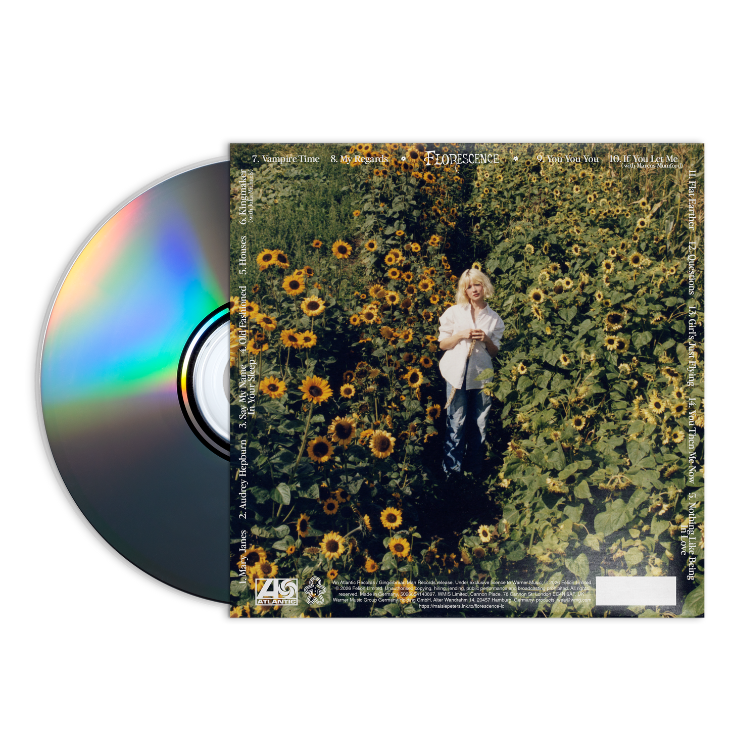 Limited Edition Florescence Buttercup Edition CD Wallet