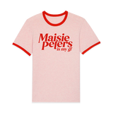 Maisie Peters is my gf Ringer T-Shirt Pink