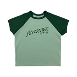 Florescence Raglan T-shirt Green