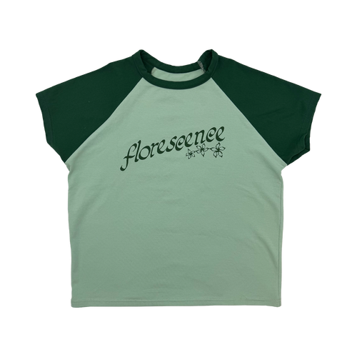 Florescence Raglan T-shirt Green
